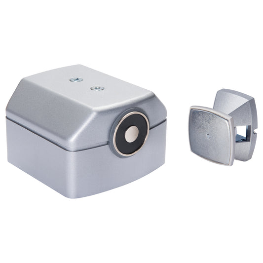 Rixson 900 Series Floor Mount Magnetic Door Holders, Includes Housing, Cover and Armature, Sprayed Aluminum Finish